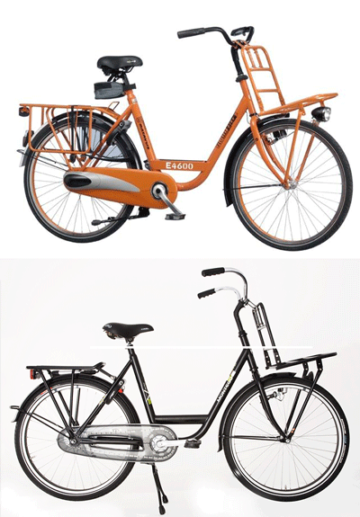 Batavus (boven) vs. Blomson Montego Mover