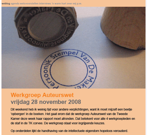 Fred Teeven & Het Persoonlijk Stempel van de Maker